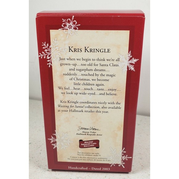 Hallmark Keepsake Ornament Kris Kringle 2003 Item #PR2917 NIB - Picture 3 of 7